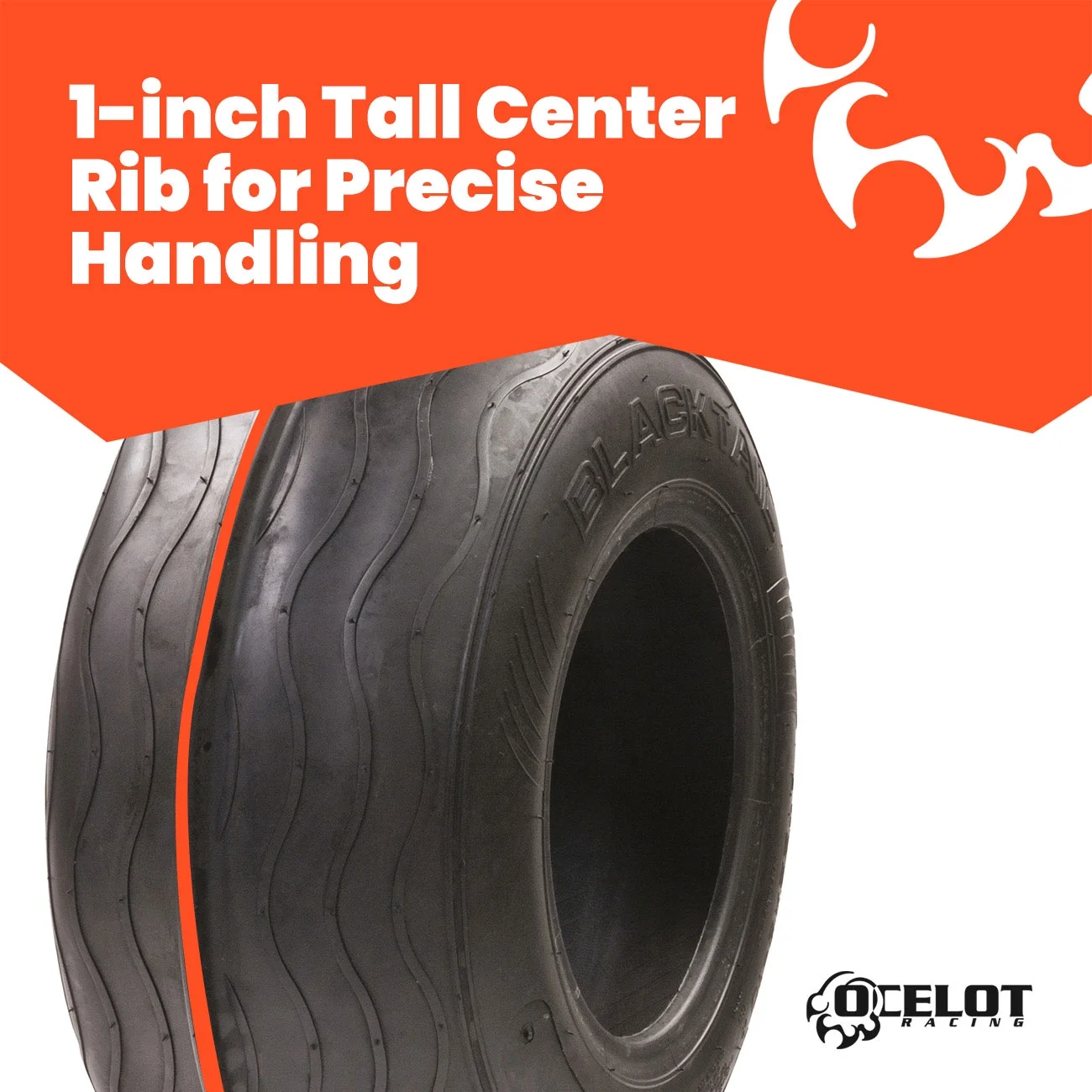 22 x 8 - 10 Ocelot Blacktail Front Tire