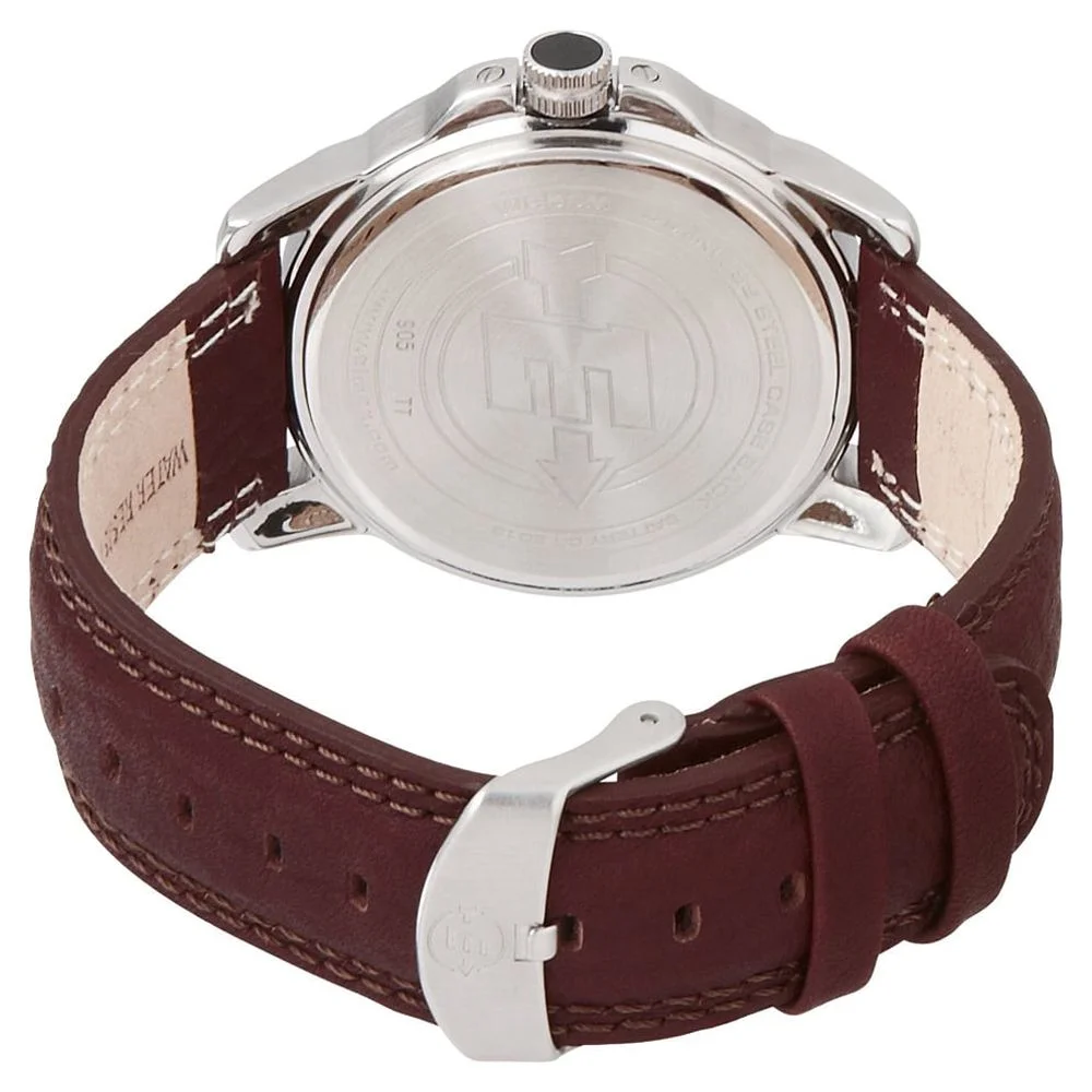Men's Expedition Metal Field Watch, Brown Leather Strap