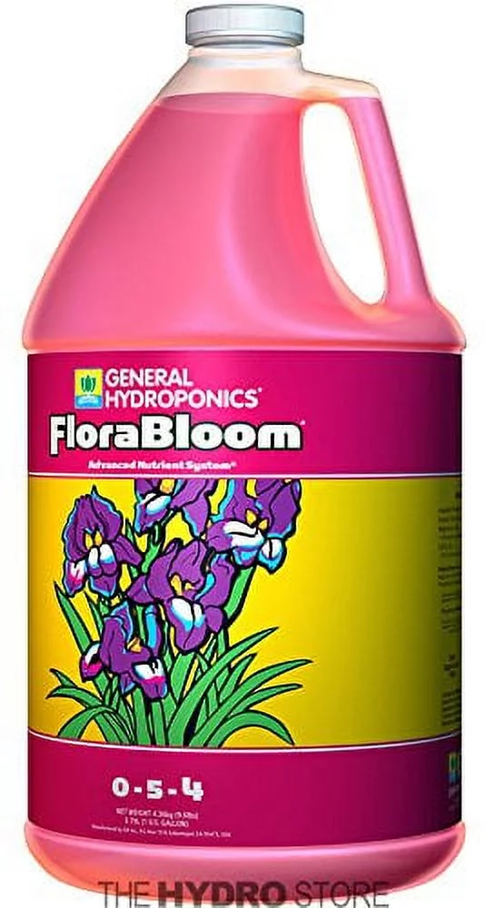 General Hydroponics FloraBloom 1 Gallon -flora gro series GH /#B4G341TG 32W4-...