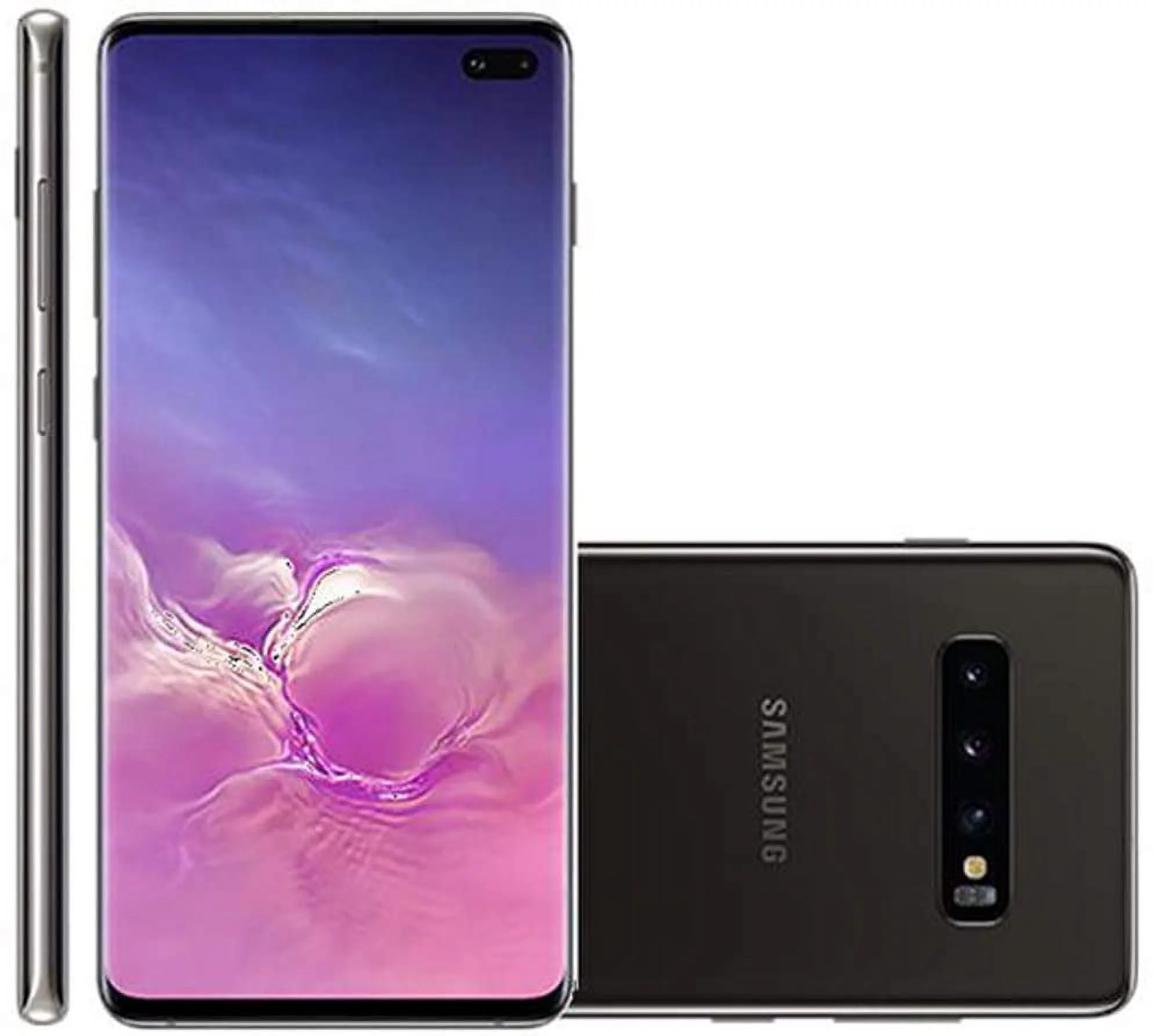 Pre-Owned SAMSUNG Galaxy S10 Plus G975U 128GB, Black Unlocked Smartphone - Very (Refurbished: Good)