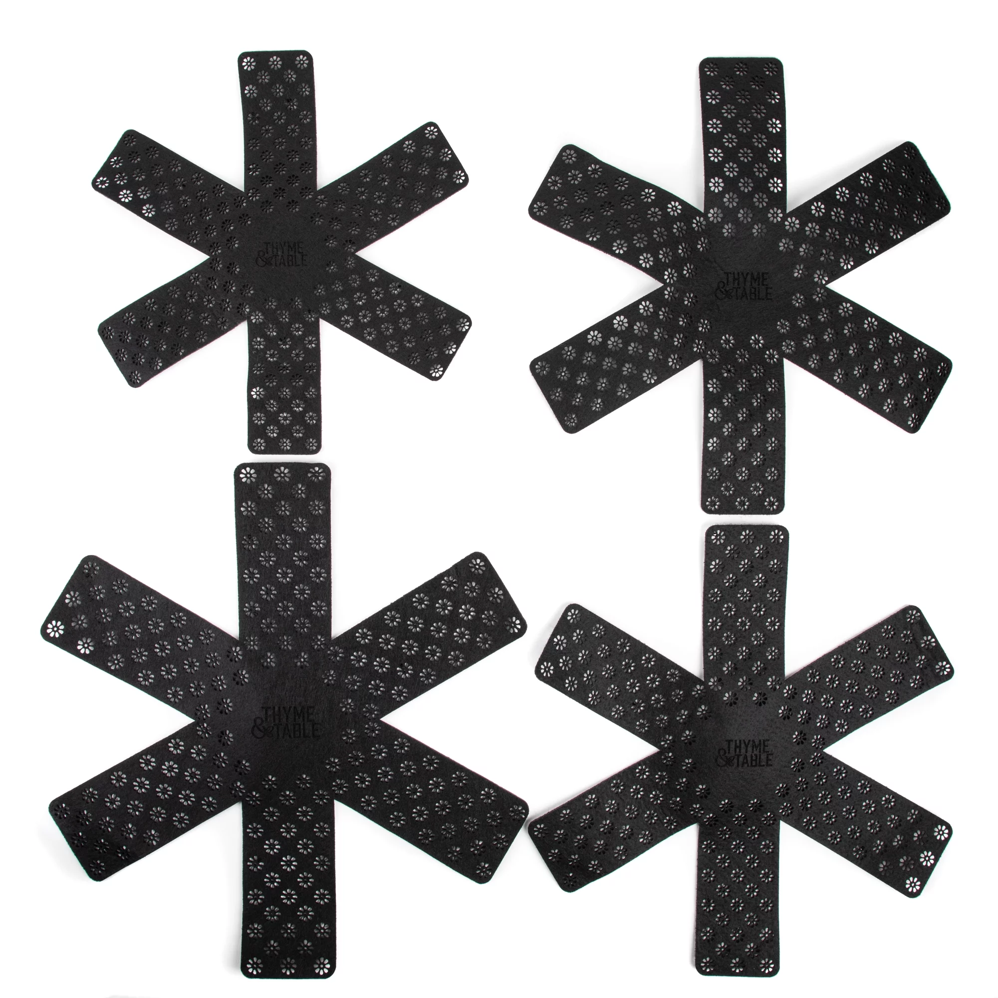 Thyme & Table 12-Piece Nonstick Cookware Set, Silver and Navy