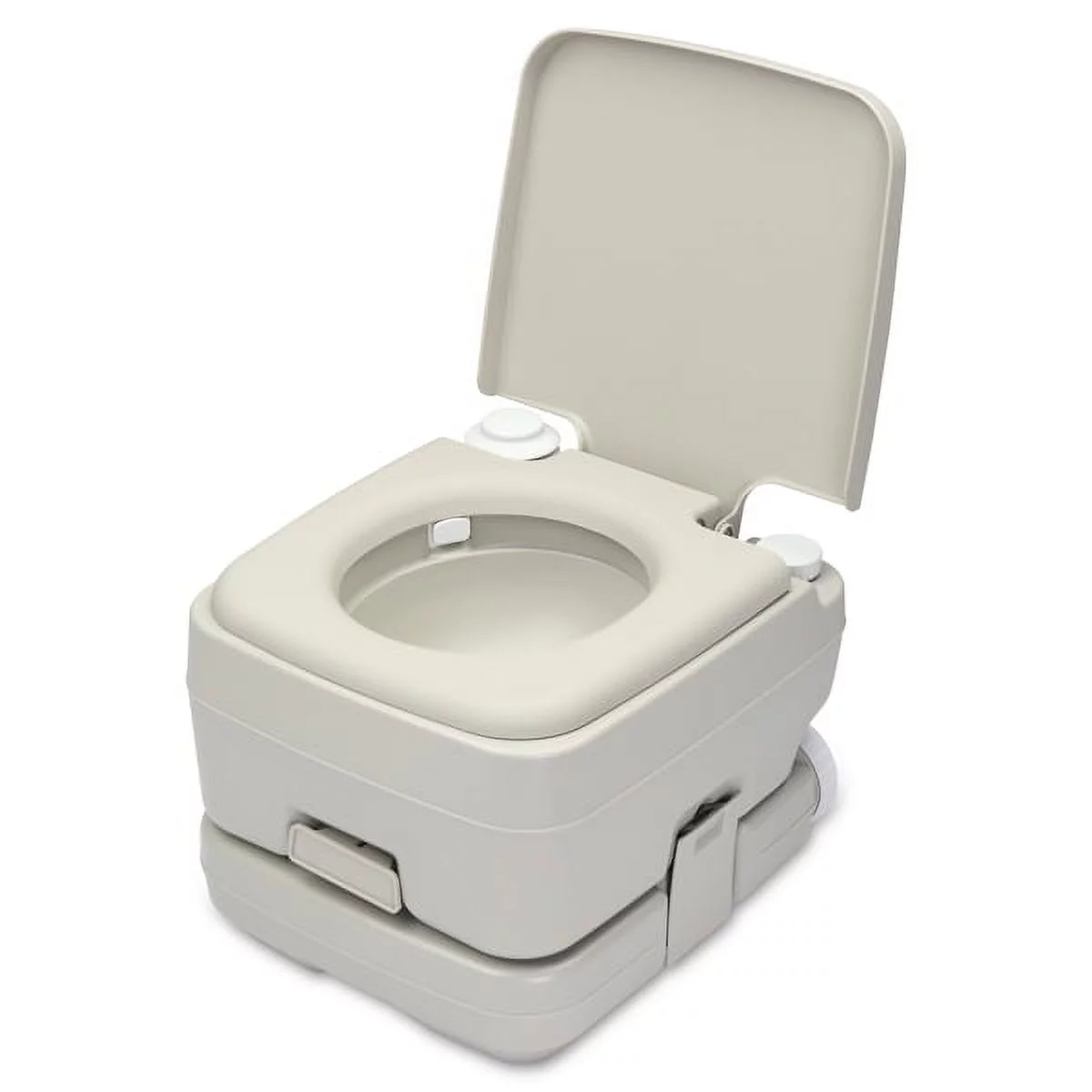2.6 Gallon Grey Outdoor Toilet HDPE 41*36*30cm T-Flush N001 2.6 Gallon Portable Removable Flush Toilet with Double Outlet