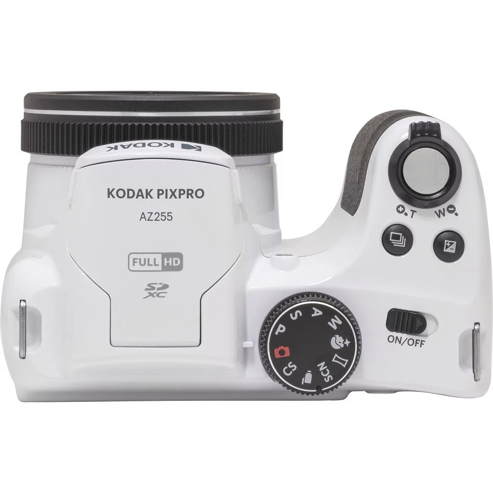 Kodak PIXPRO AZ255-WH 16MP Digital Camera 25x Optical Zoom 24mm Wide Angle Lens Optical Image Stabilization 1080P Full HD Video 3