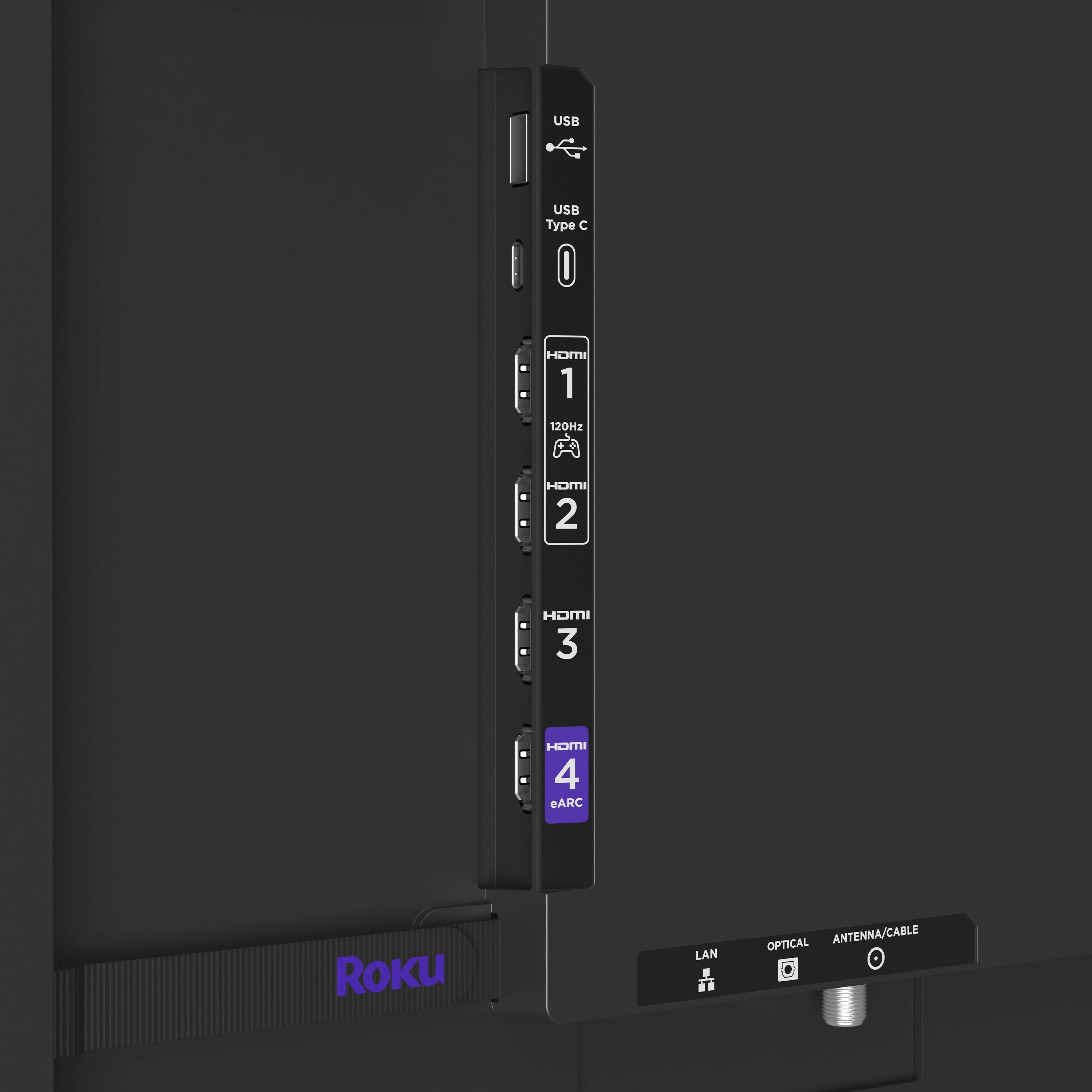 Roku 65-Inch Pro Series 4K QLED Smart Roku TV with Backlit Roku Voice Remote Pro, Dolby Vision IQ, 120Hz Refresh Rate