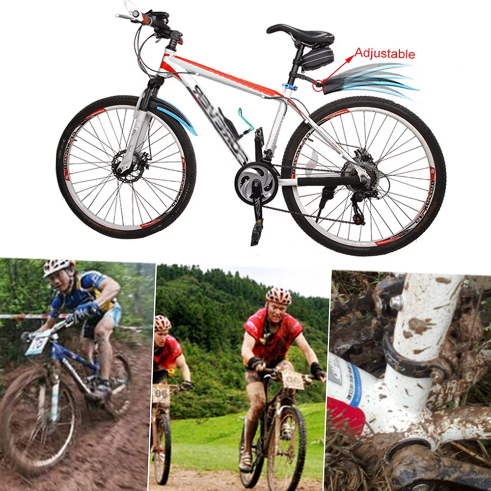 Mudguard,Road Mountain Bike Adjustable Road Mountain S Set Bike Tire Mud Mountain Bike Tire Dsfen Red Rusuo Adjustable Adjustable Ajcoflt Qahm