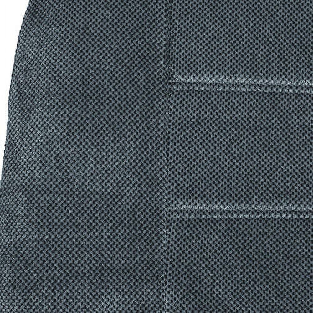 BDK Regal Dotted Cloth Car Seat Covers, 9pc, Front and Rear Full Set, Low Back