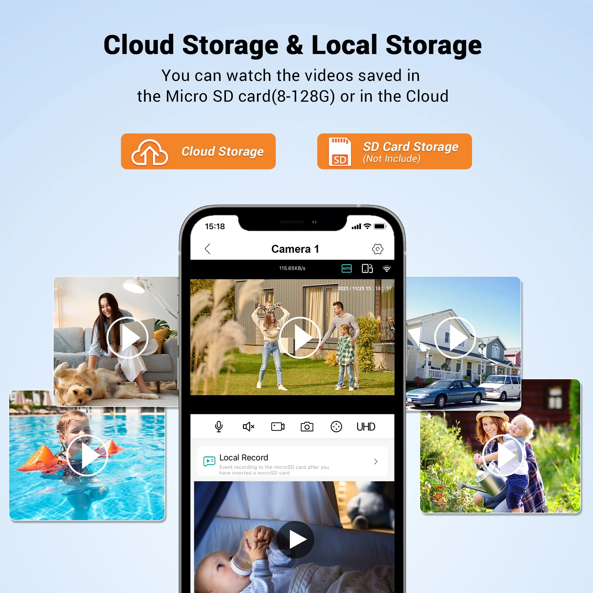 TOPVISION 3/4G LTE Cellular Security Camera Wireless Outdoor Solar Camera(SIM&SD Card Included),Without WiFi Needed,360°Pan Tilt View, 2K PTZ Night Vision, PIR Human Detection