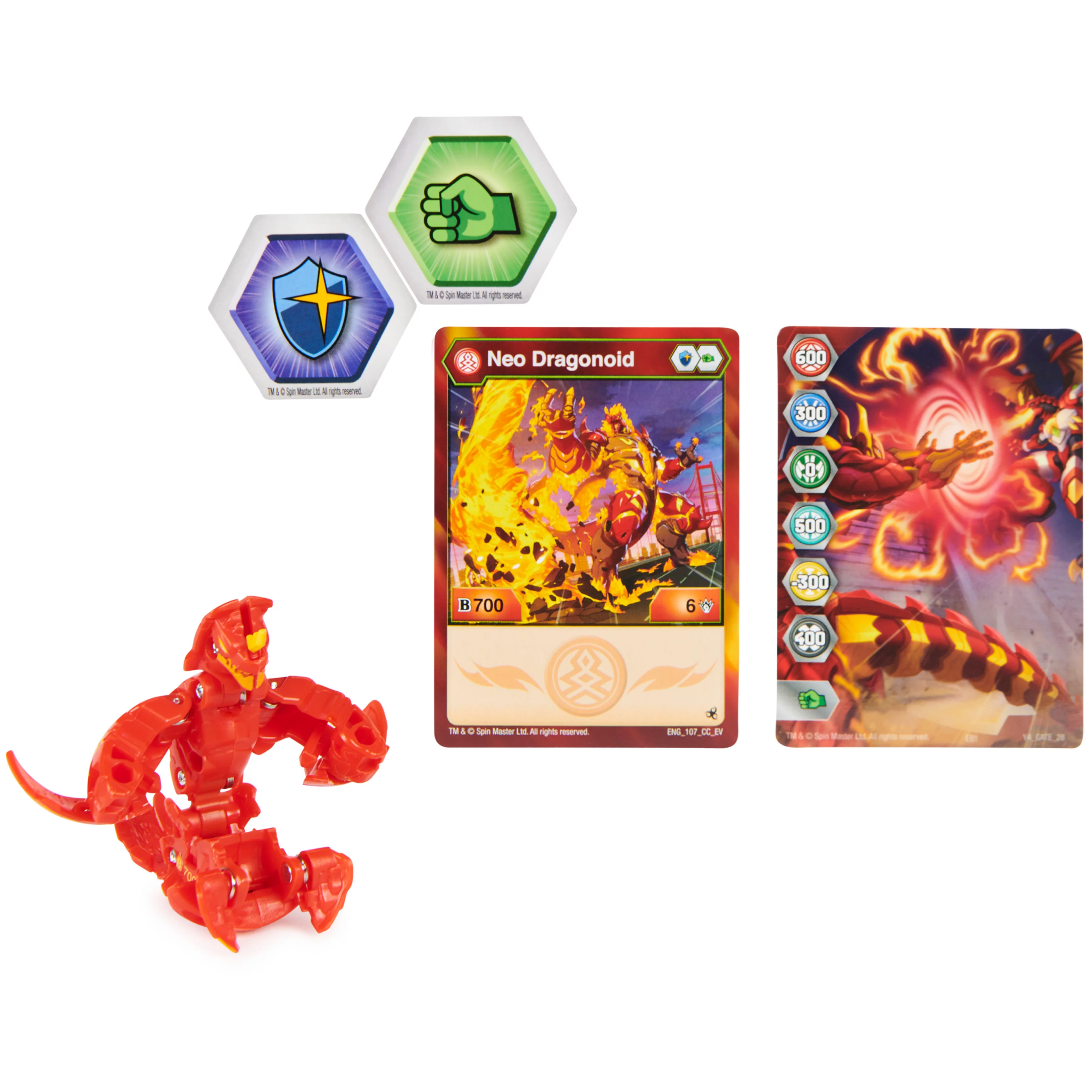 Bakugan Evolutions, Prisma Dragonoid Bakugan and Trading Card