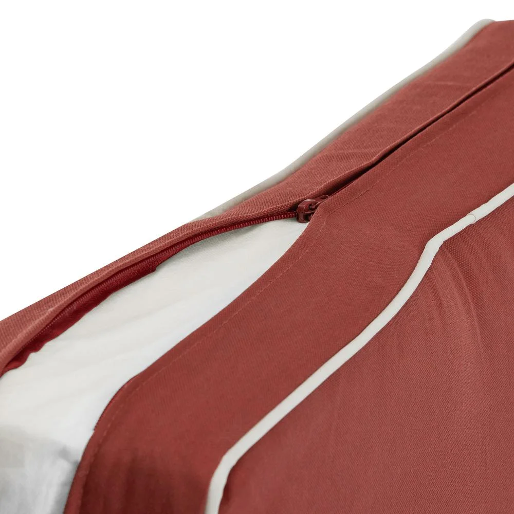 Crosley Furniture Bradenton 5PC Metal Conversation Set with Armchairs in Red