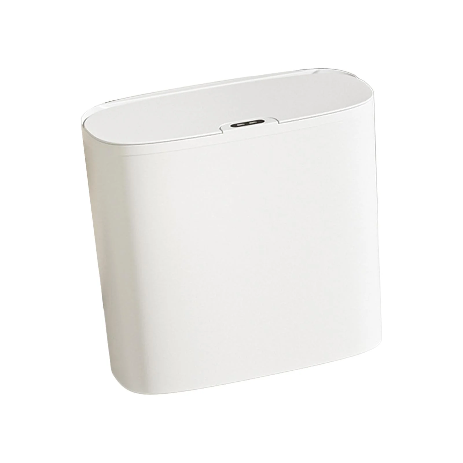 Hanging Kitchen Trash Can Waste Bin RV Bathroom with Cover Wall Mounted Waste Bin Durable Compost Bucket under Sink Trash Bin White