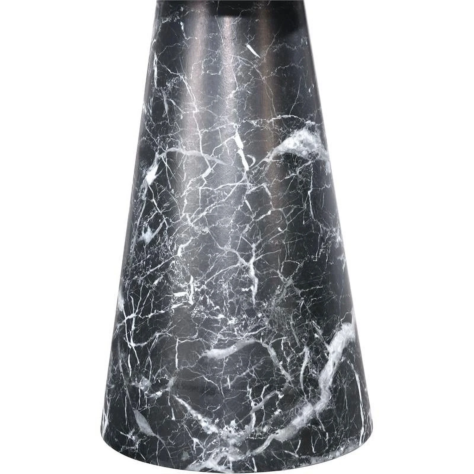 Meridian Furniture Omni Black Faux Marble 20