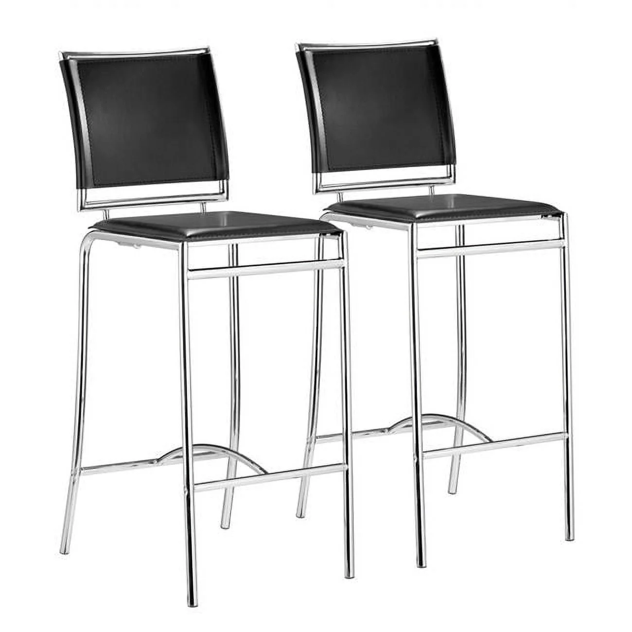 Soar Bar Chair, Black - Set of 2