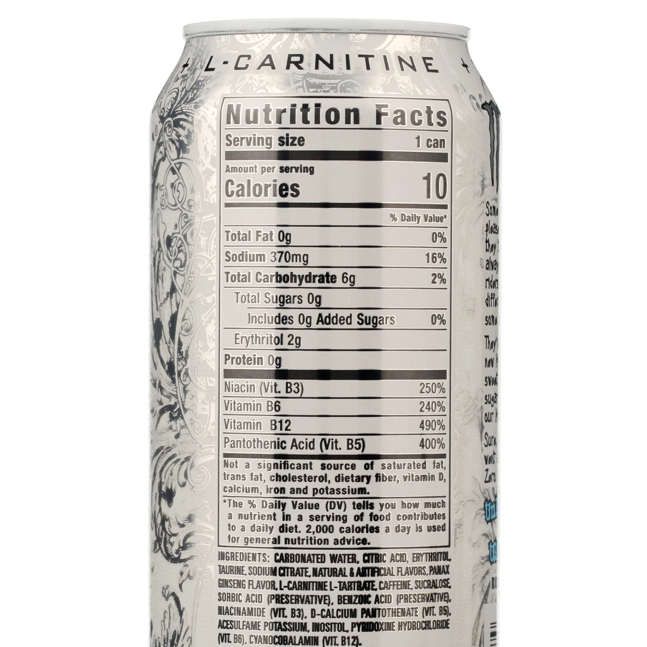 (20 Cans) Monster Zero Ultra, Sugar Free Energy Drink, 16 fl oz