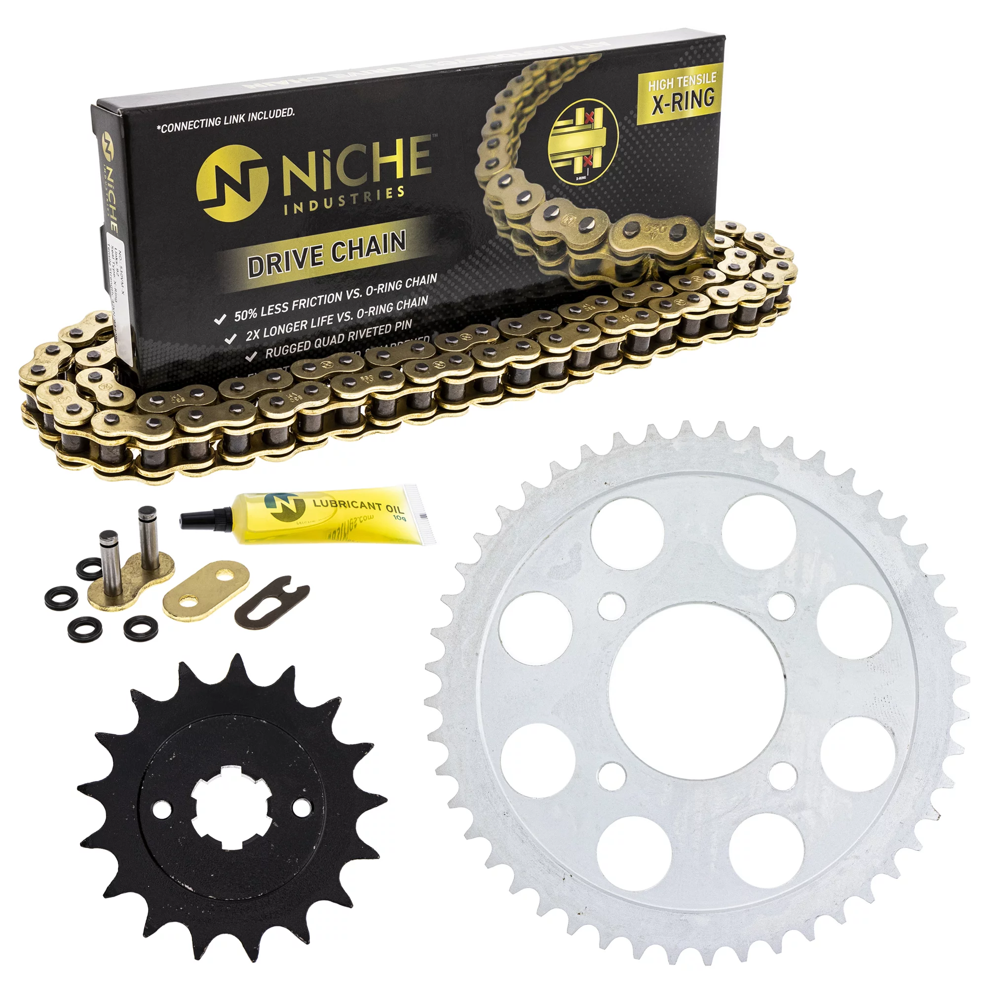 Niche Sprocket Chain Set for Honda CB750F 17/48T 530 X-Ring Motorcycle MK1004953
