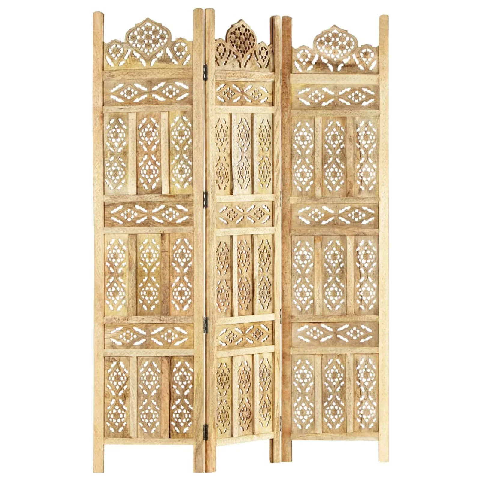 Aibecy Hand carved 3-Panel Room Divider 47.2