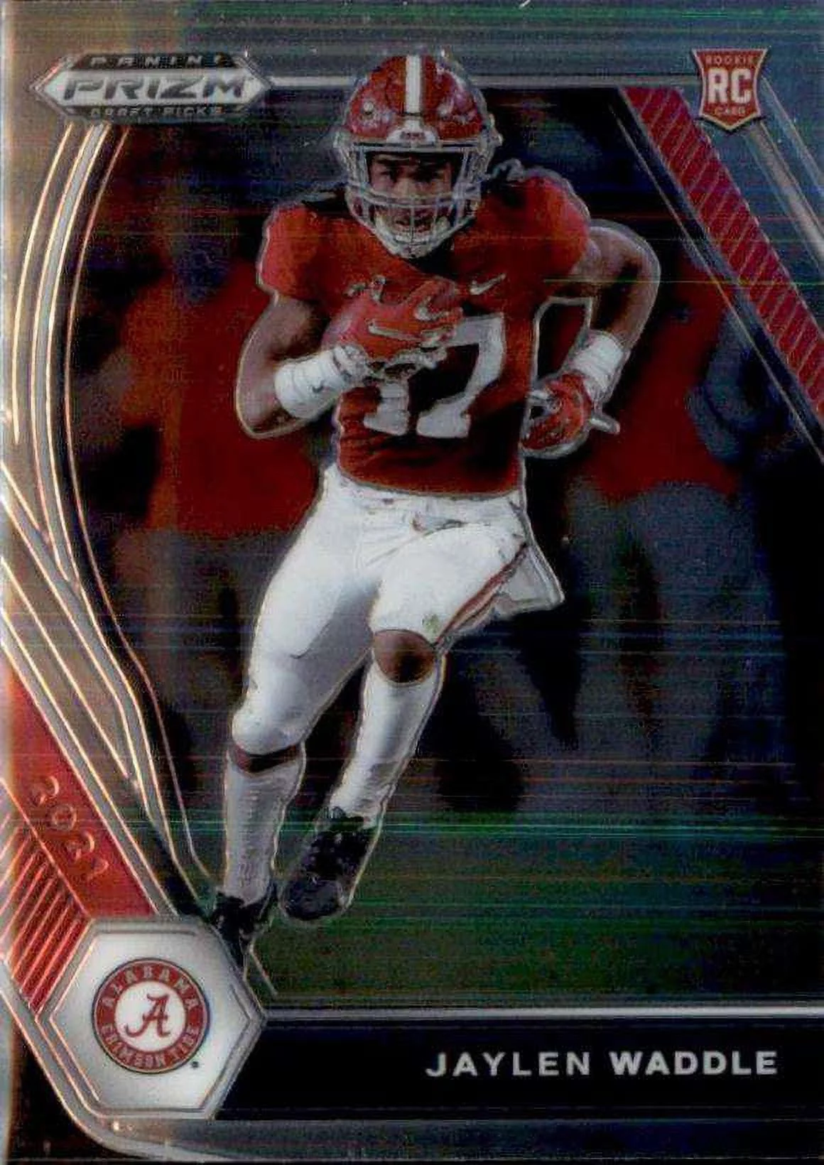 NFL 2021 Panini Prizm Draft Picks Jaylen Waddle Trading Card #103 (Rookie)