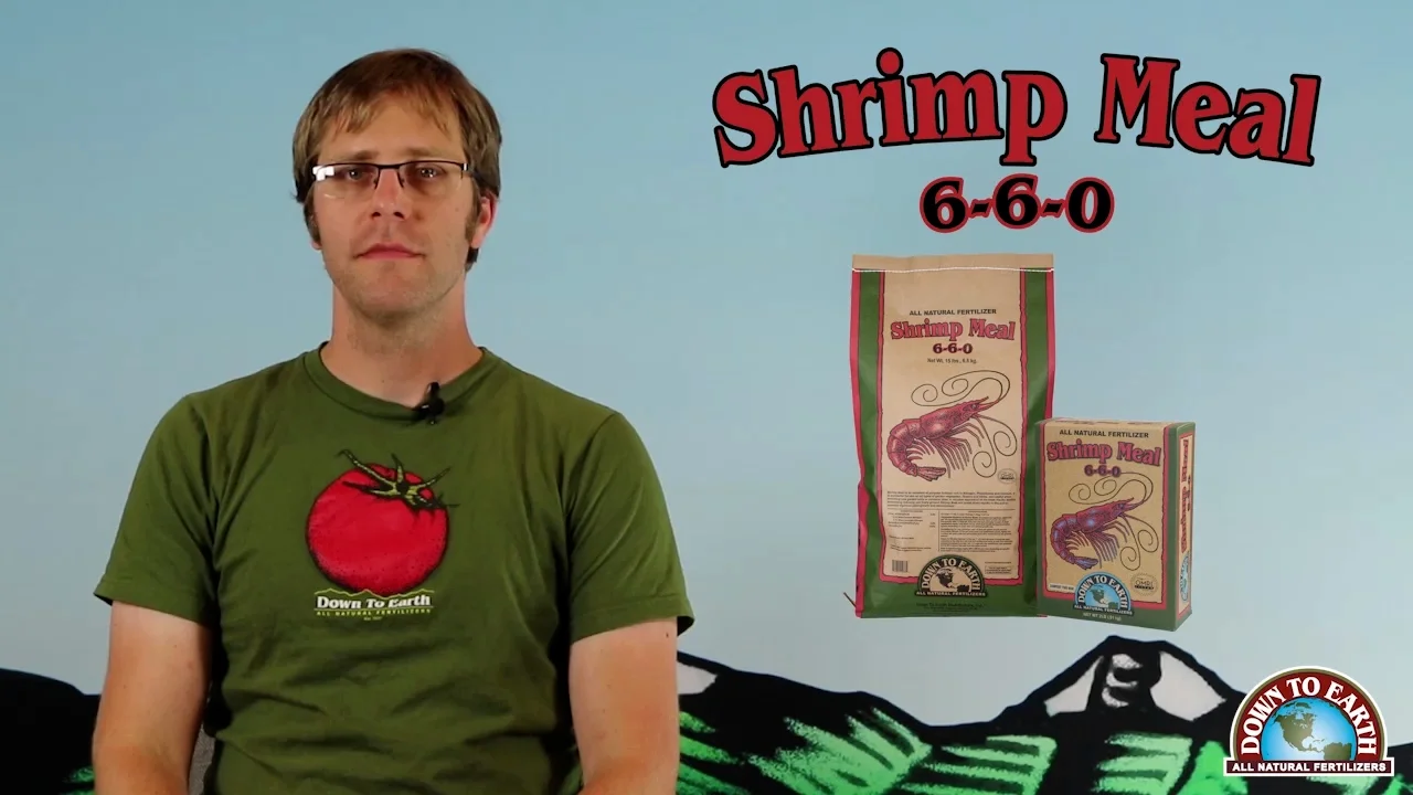 Down to Earth All Natural Shrimp Meal Fertilizer Mix 6-6-0, 2 lb