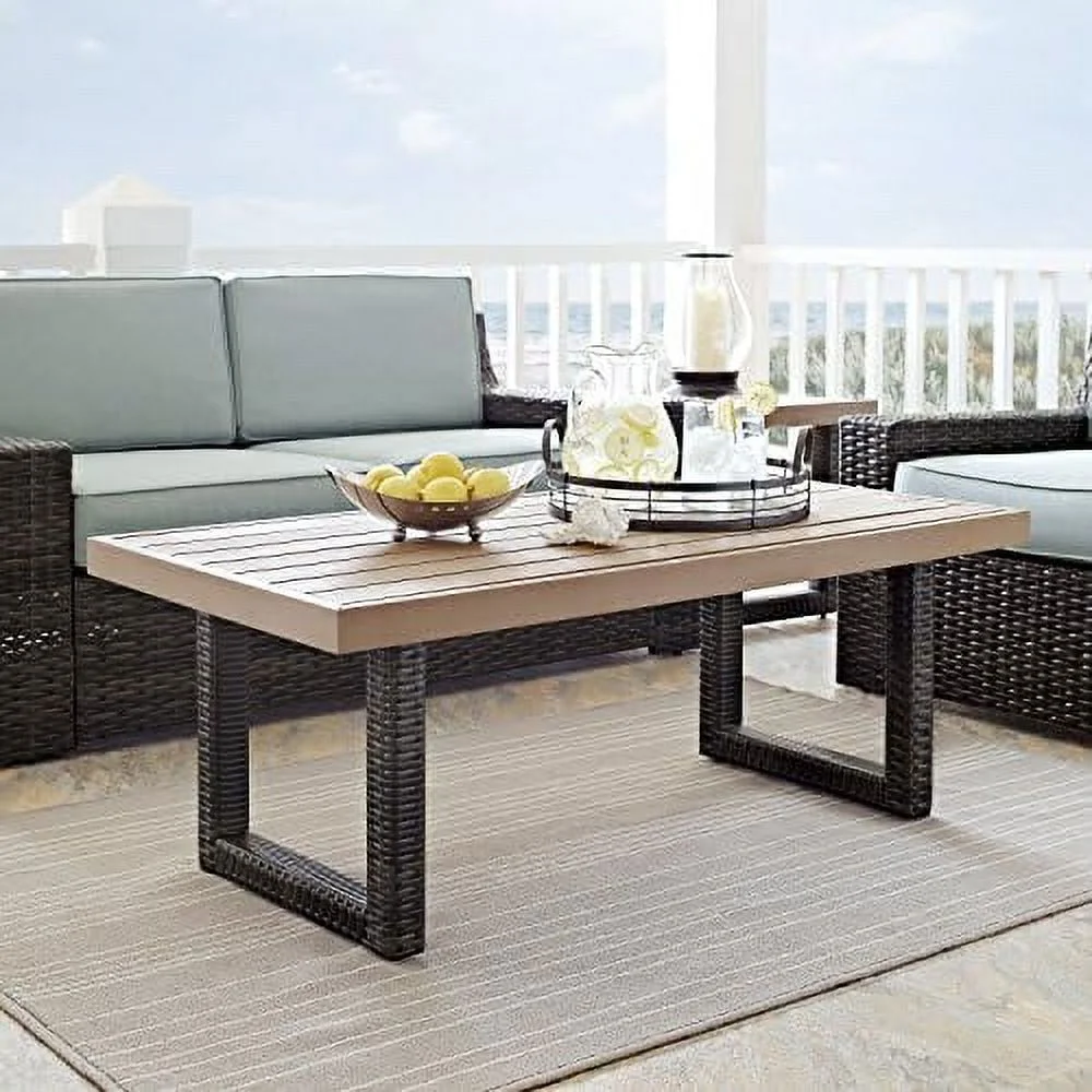 HYHBIBOOM CO7225-BR  Outdoor Wicker Coffee Table  Brown