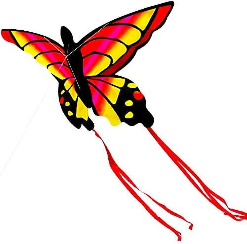 HENGDA KITE for Kids and Adults Amazing Colorful Butterfly Kite for Outdoor Games and Activities Single Line Kite with Flying Tools