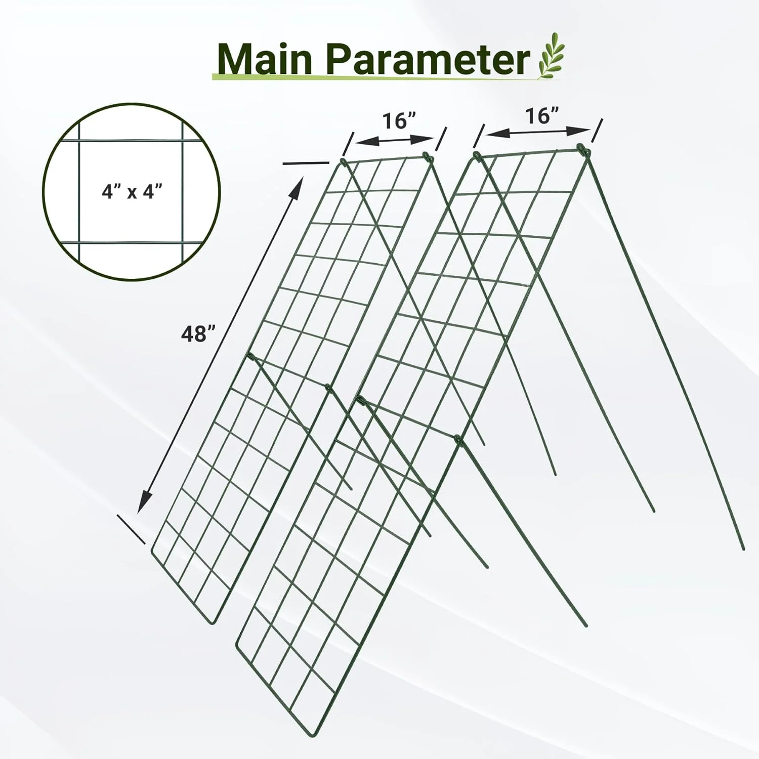 Adjustable Vegetable Trellis 2 Pack, 48