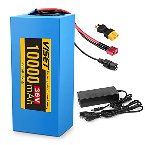 H HAILONG 48v 36v Lithium Battery/36V Ebike Battery, ebike Battery 10AH 14AH 20AH 25AH with 2A Charger, T-Plug, XT60 Connector and 20A BMS for 250W-800W Ebike Battery/Ebike Kit