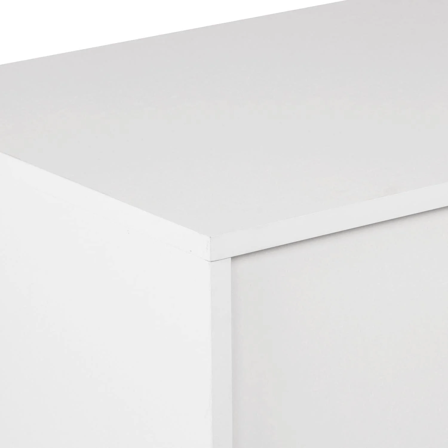 Miami 2-Drawer Modern Wood Lateral File Cabinet In White