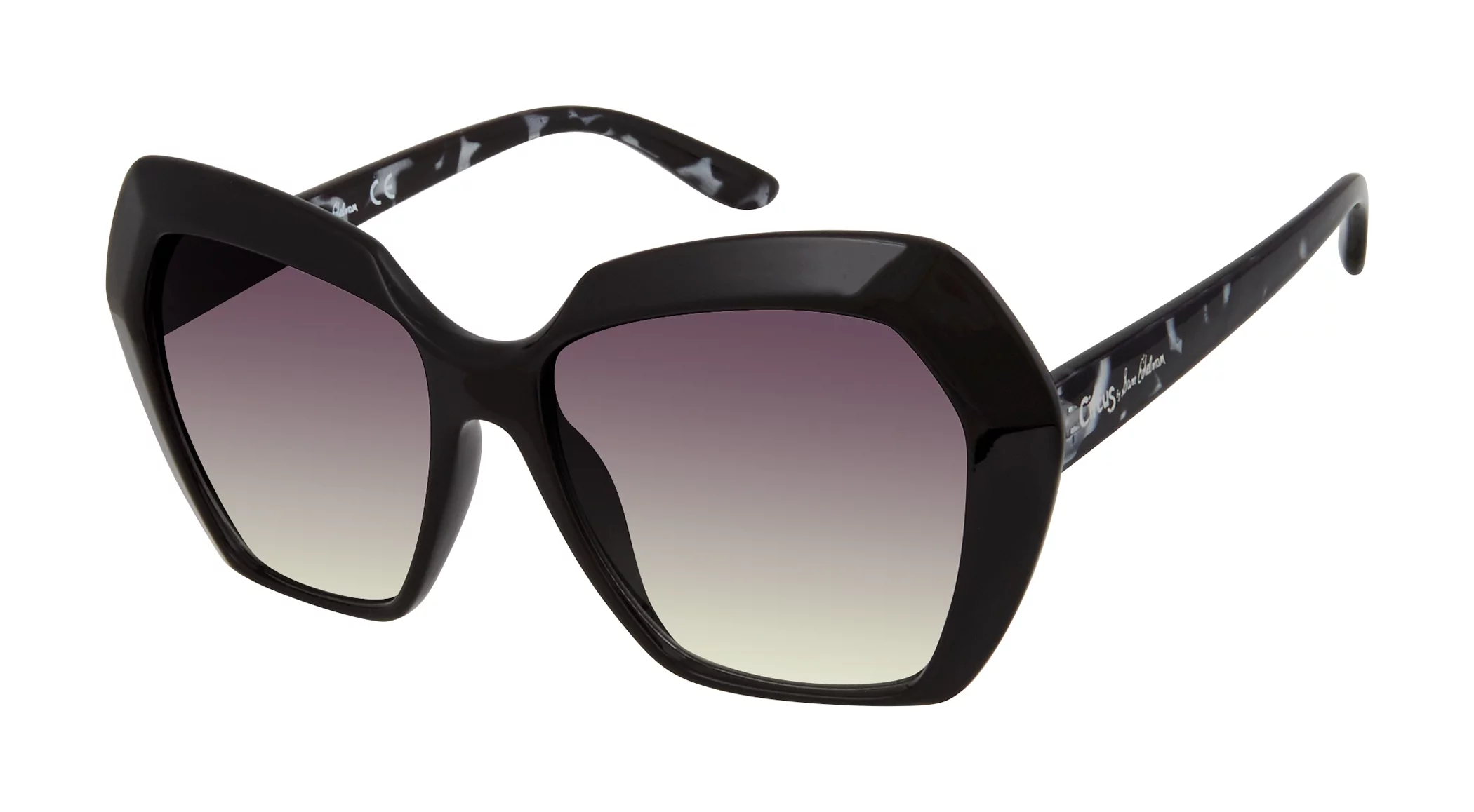 Circus NY by Sam Edelman Women's CC430 Oversized UV400 Protective Geometric Fashion Sunglasses, 54mm
