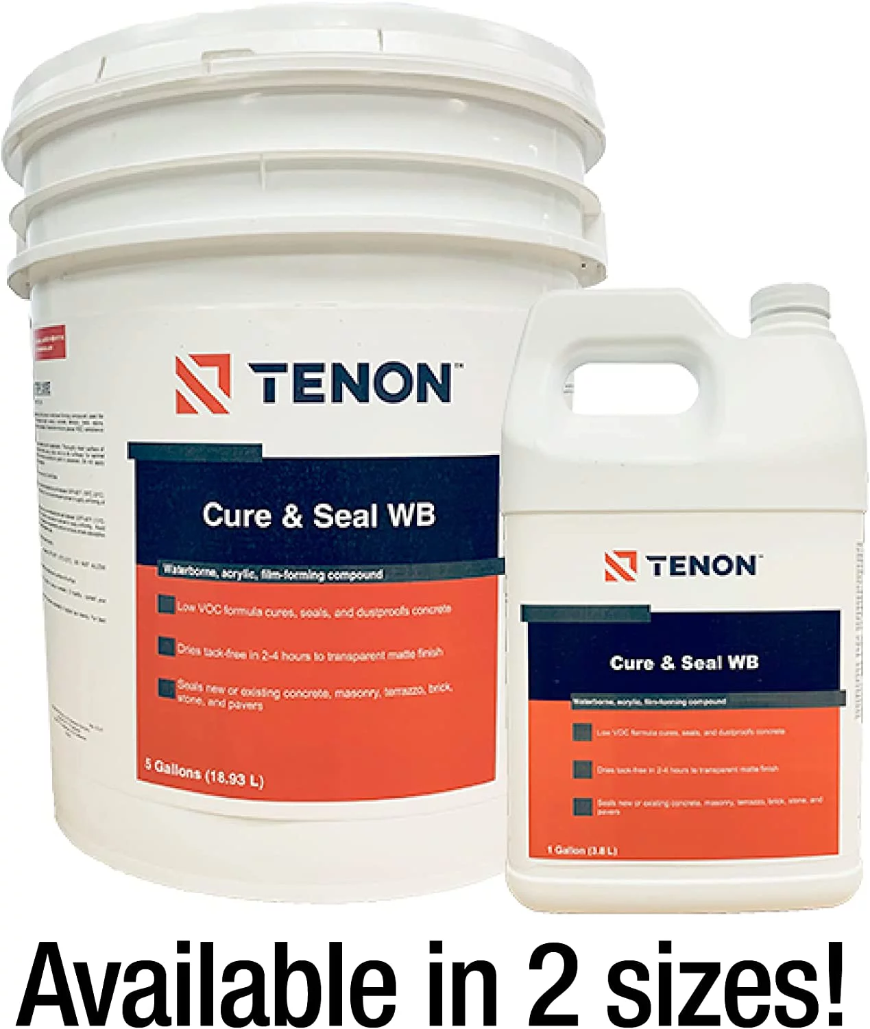 Tenon Concrete Sealer,Pail,Clear,5 gal 120822
