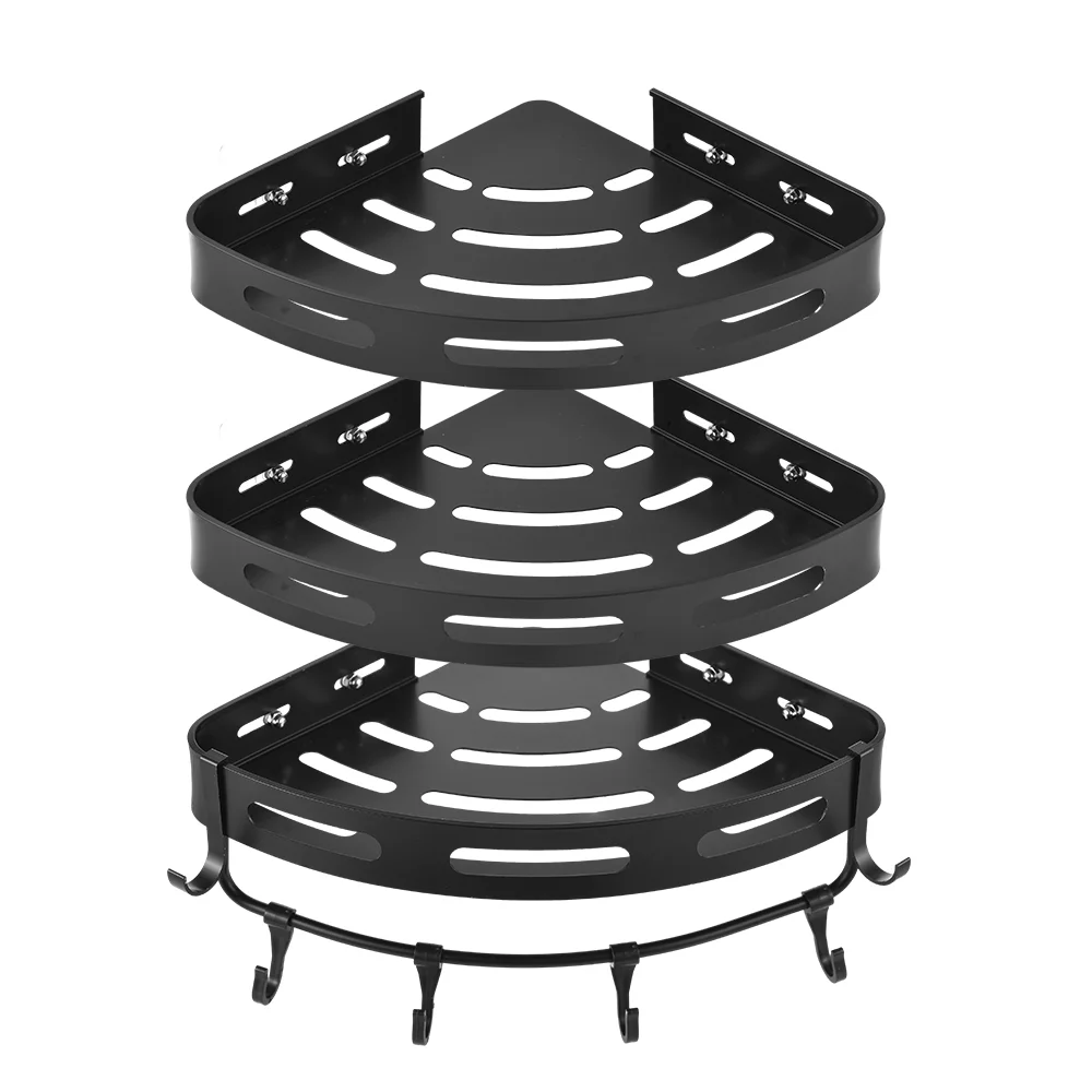 Storage rack,Mounted With Adhesive Kitchen Caddy Alloy 3-tier With Toilet Dorm Adhesive No With Toilet Dorm And Alloy 3-tier Wall No With Toilet Wall Mounted With 3-tier Wall Mounted Dsfen