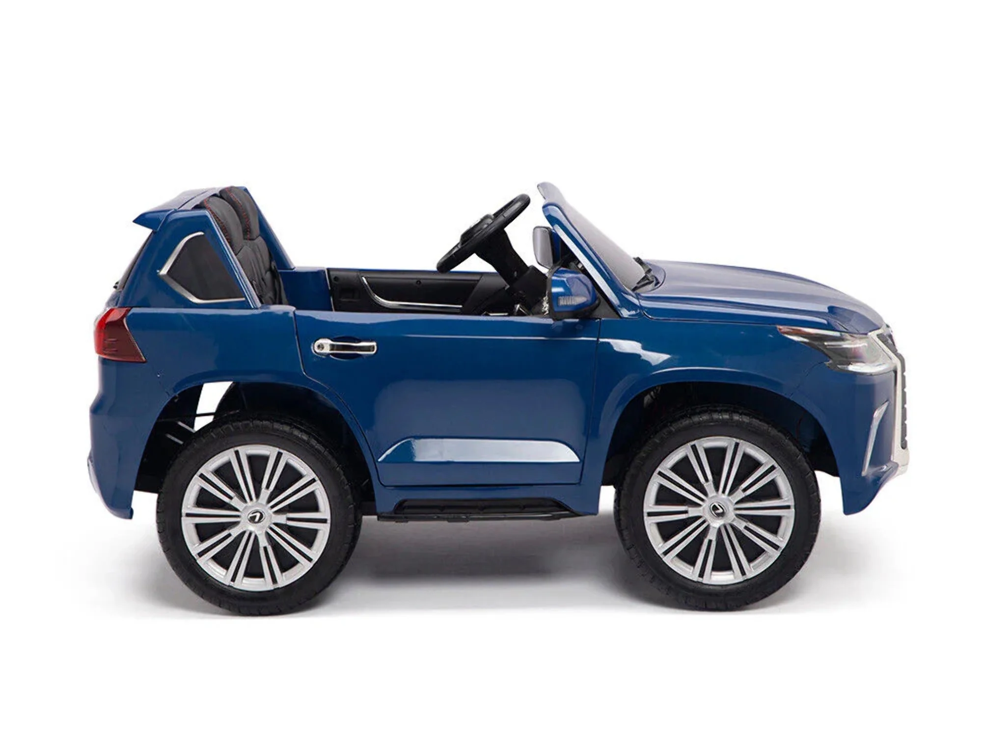 Blue 24V Power Lexus 570 Kids Electric Ride-on SUV with 4x4 Capability and EVA Rubber Tires