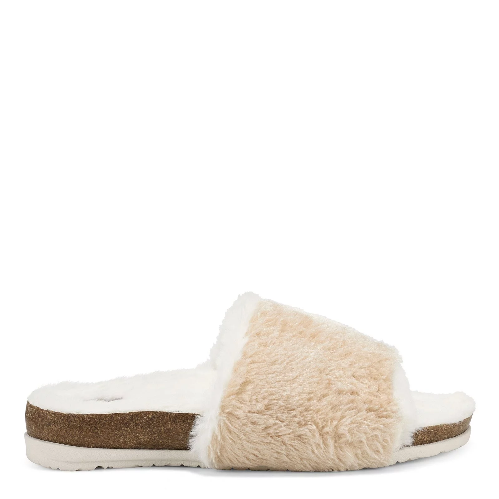 Earth Origins Women's Olli Faux Fur Slide Sandal