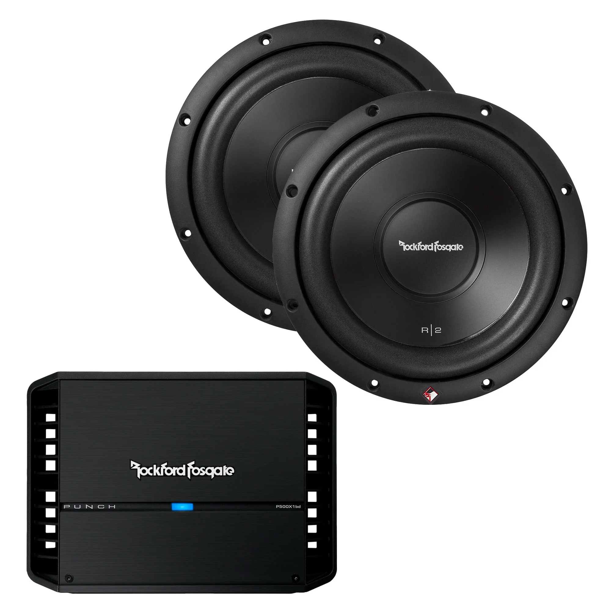 Rockford Fosgate - Two R2D4-10 Prime Series 10