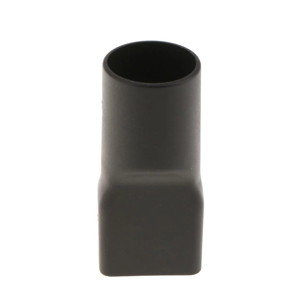 Pack Of 4 32mm Round To Flat Neck Vacuum Cleaner Hose Tube Adapter Converter Black