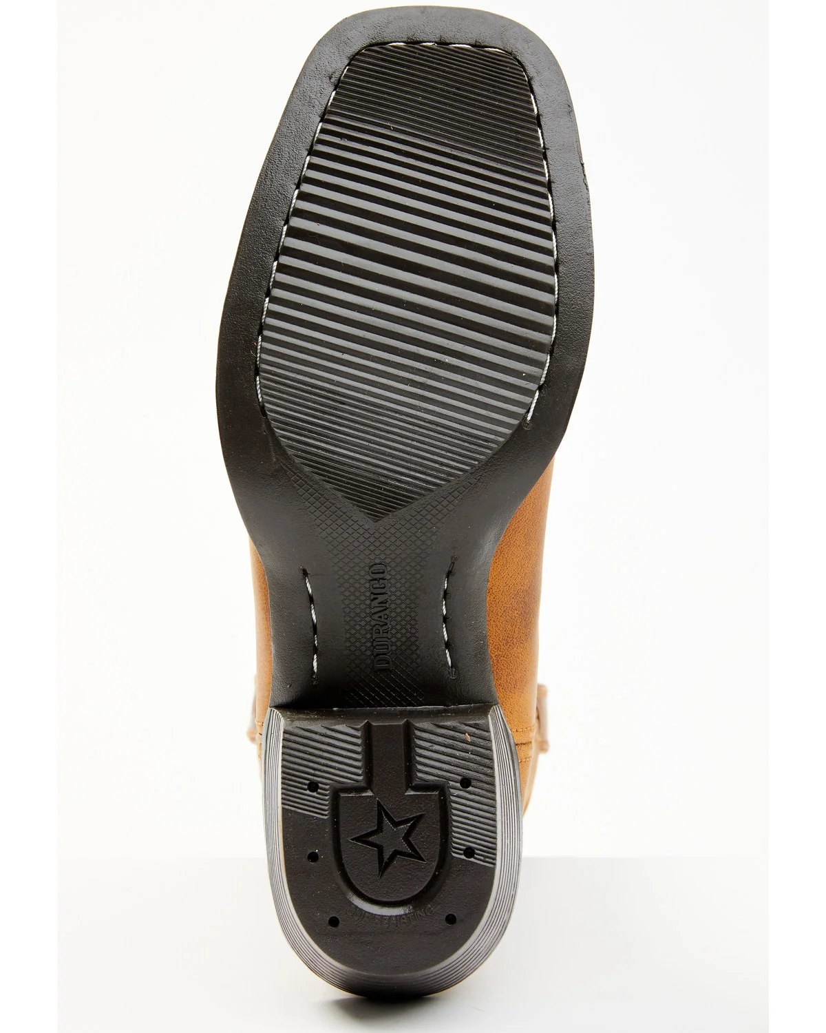 Durango Men's Westward Roughstock Western Boot Broad Square Toe Tan 13 D(M) US