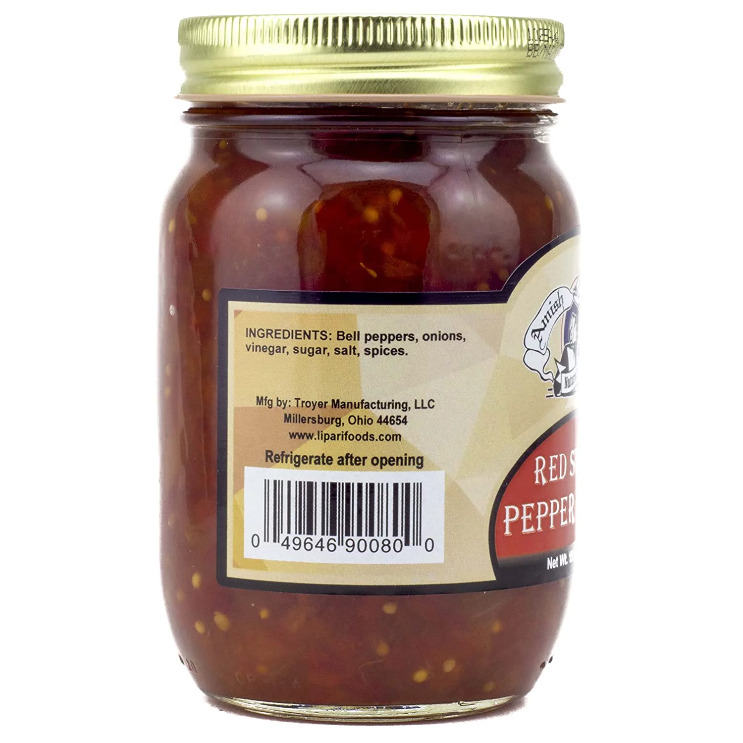 Amish Wedding Foods Sweet Pepper Relish, 2-Pack 15 oz. Jars