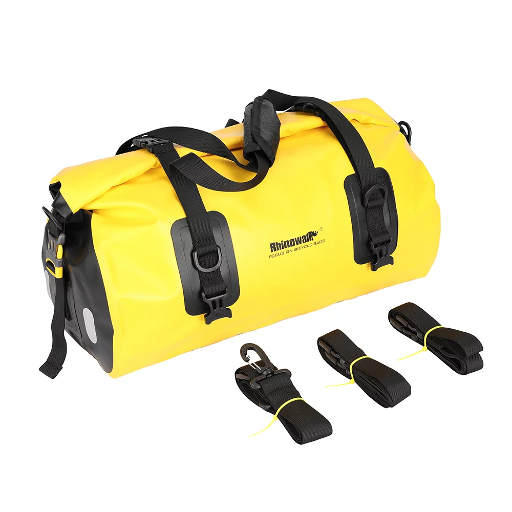 Convenient Bike Rack Pannier Bag for Commuting and Cycling, 20L Capacity, Waterproof PVC Material