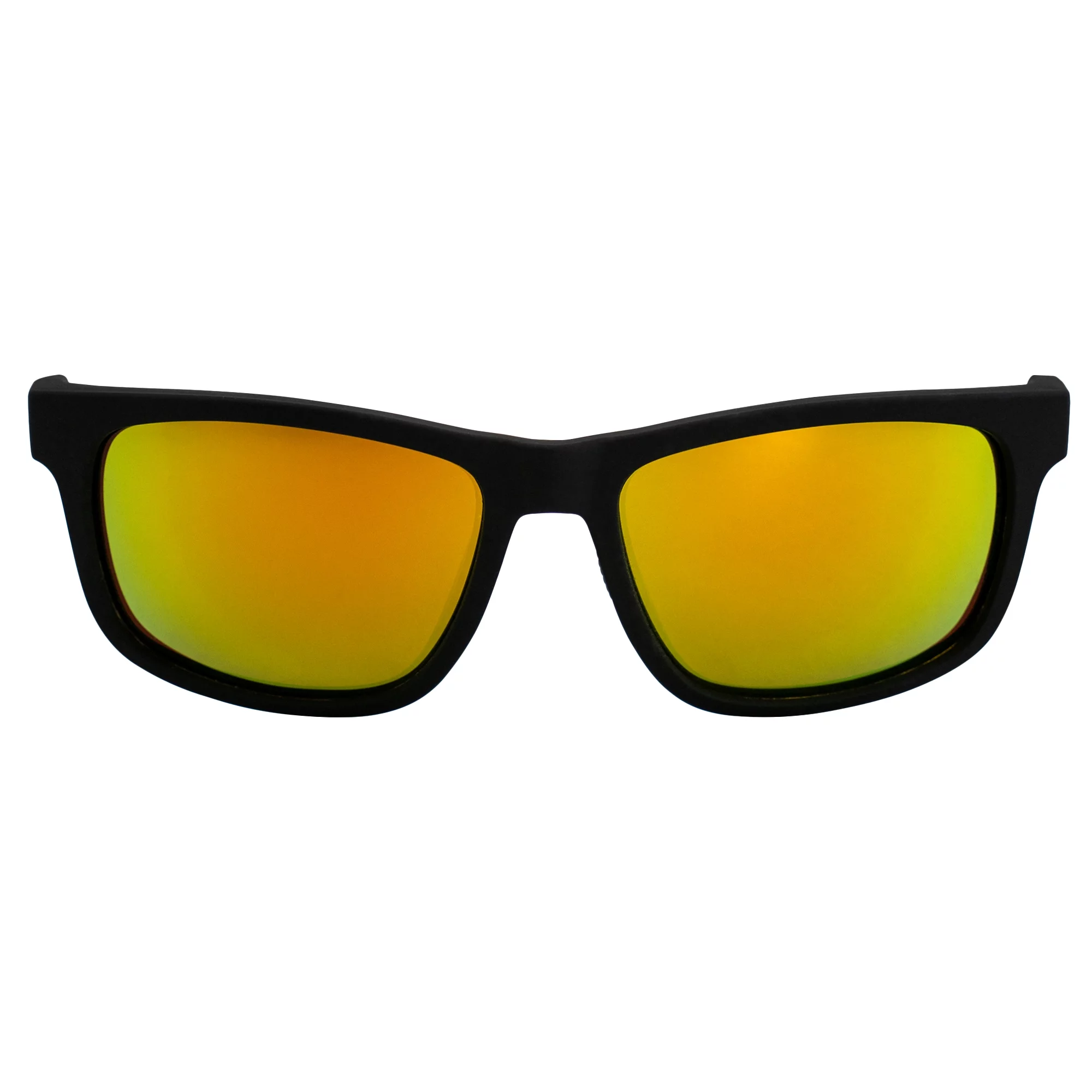 Alpha Omega 6 Motorcycle Sunglasses Polarized Sports Riding Glasses Black Frame Orange Mirror Lens