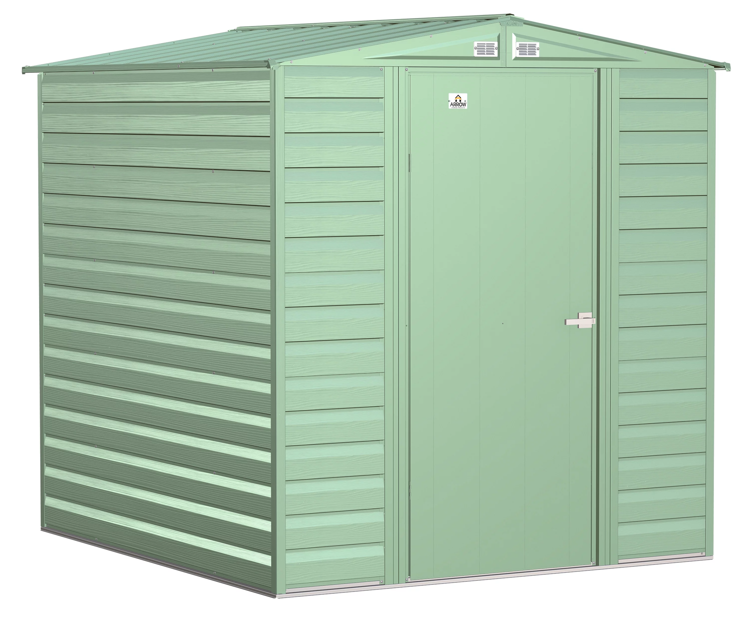 Arrow Select Steel Storage Shed, 6x7, Sage Green