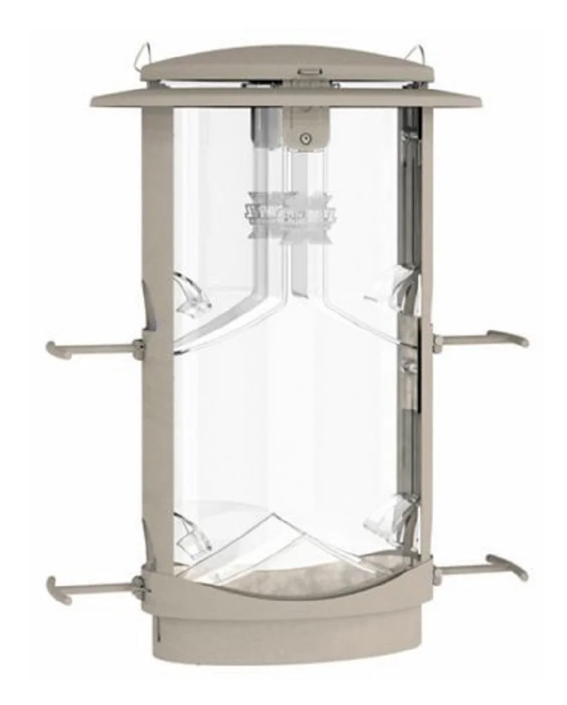 Squirrel-X 11 Gray-Colored X-1 Squirrel-Proof 4.2 Pounds Capacity Bird Feeder