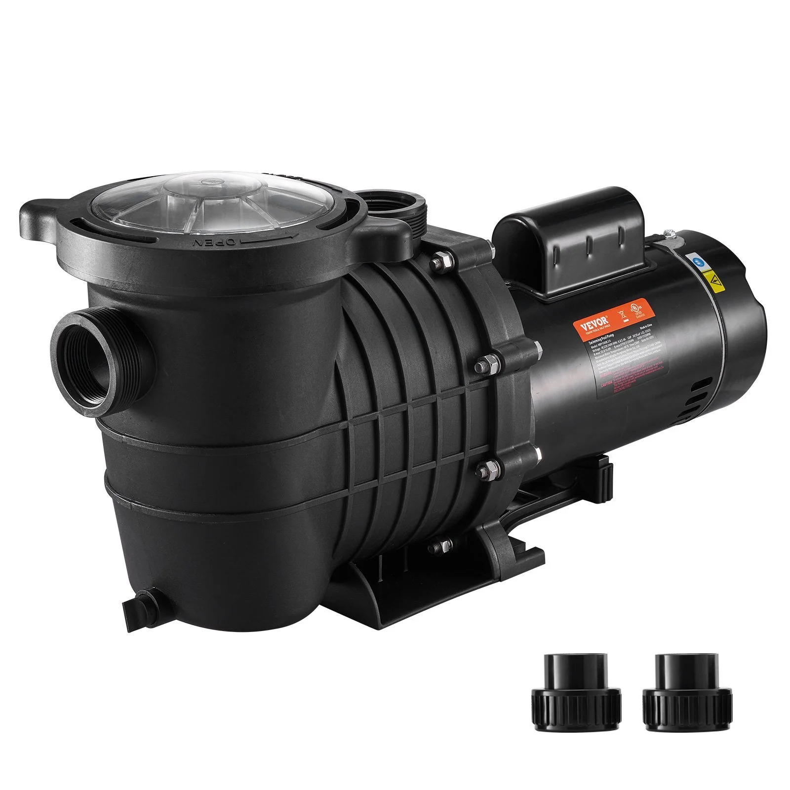 VEVOR 2.0HP 230V Pool Pump - 16.1 - Enjoy Powerful Water Circulation