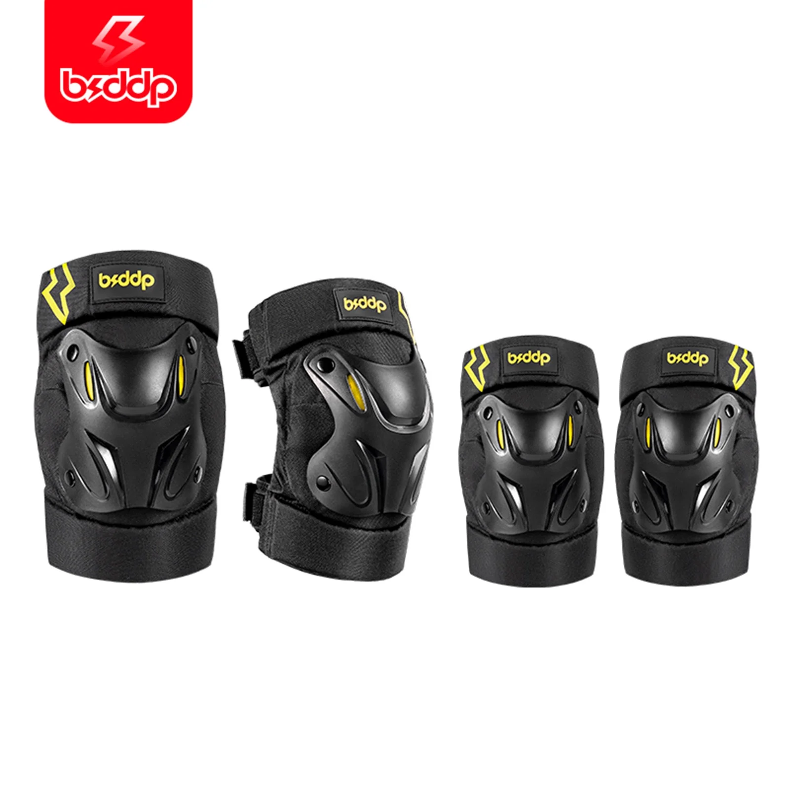 Protective gear suits,Pads 4 Piece Set Knee Eyes Knee Pads 4 Piece Set Piece Set Knee Buzhi Knee Mewmewcat Knee Conservation Knee
