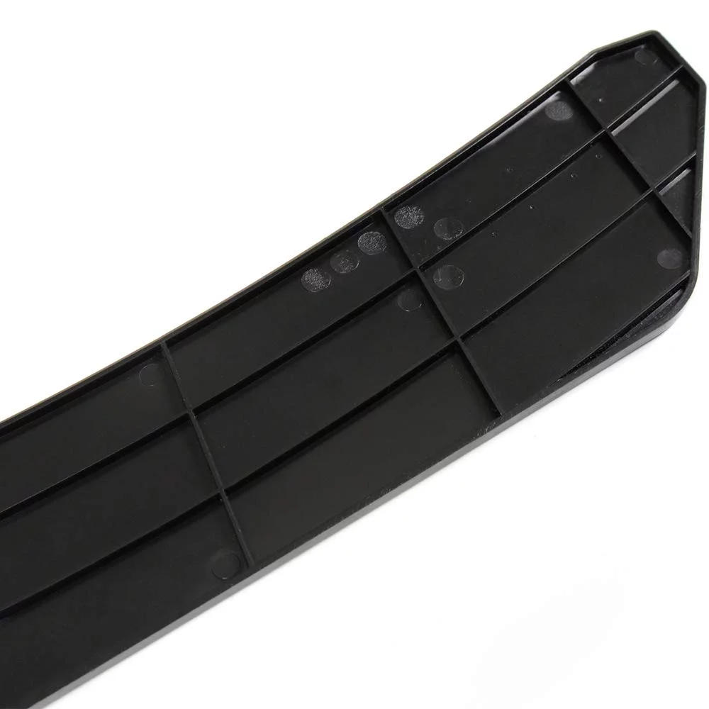 PIT66 Universal Front Bumper Lip 02ESW0005-6-7 (3 Pcs- Sharp Edge Gloss Black)