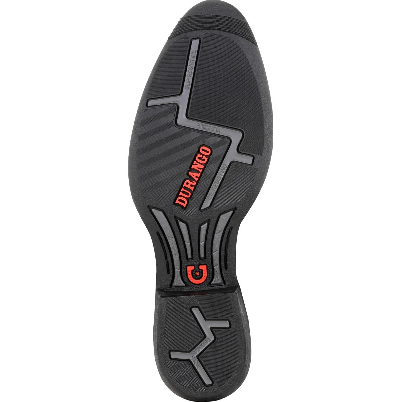 Durango® Rebel Frontier™ Black Western R-Toe Boot Size 12(M)