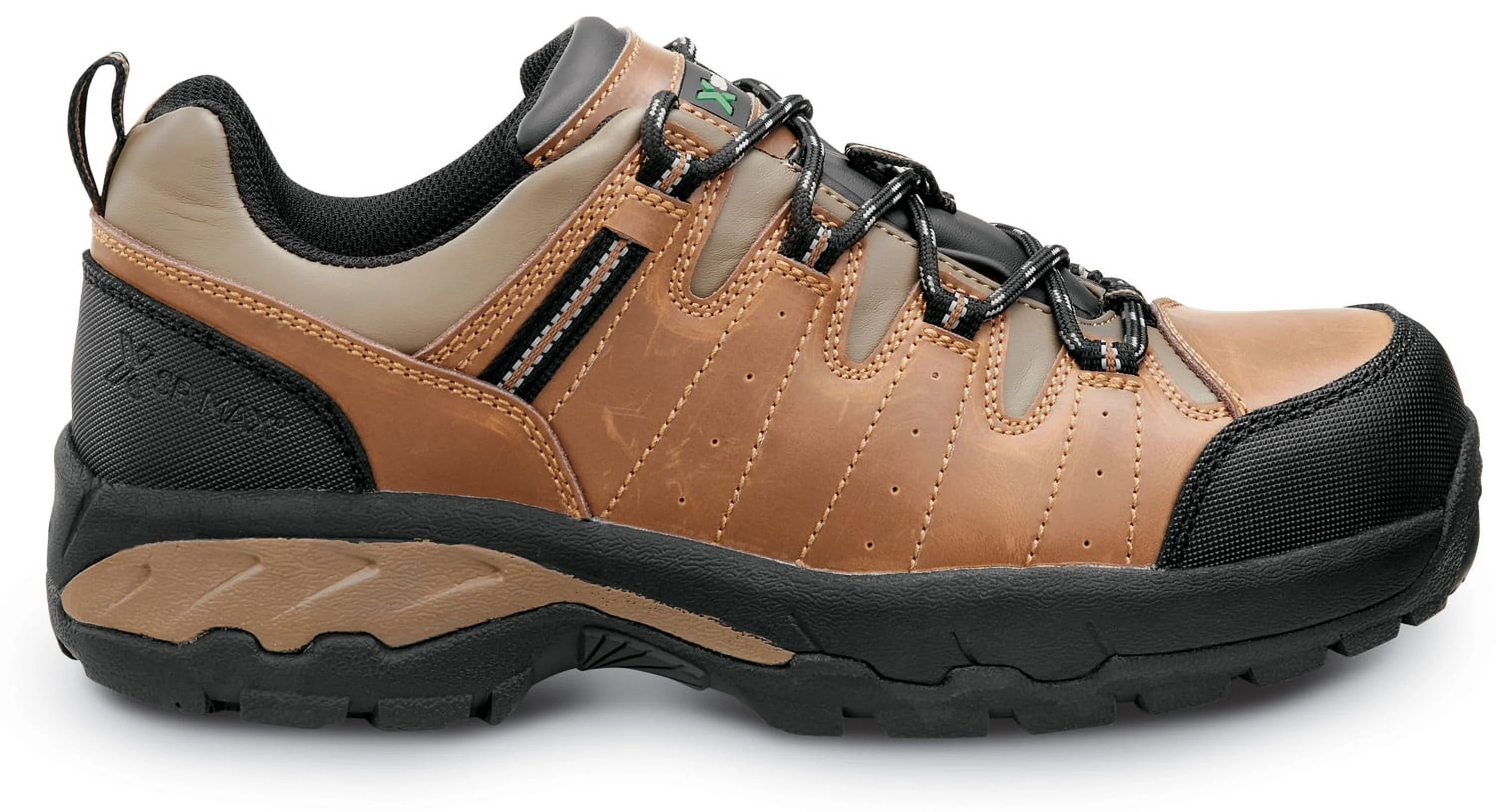 SR Max Winston, Men's, Brown, Low Hiker Style Comp Toe, EH, Slip Resistant Work Shoe. (11.0 M)