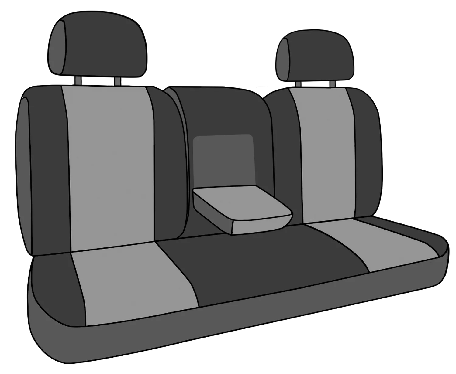 CalTrend Rear 60/40 Split Back & Solid Cushion Mossy Oak Seat Covers for 2011-2011 Chevy/GMC Equinox|Terrain - CV475-78MB New Brake Up Insert with Black Trim