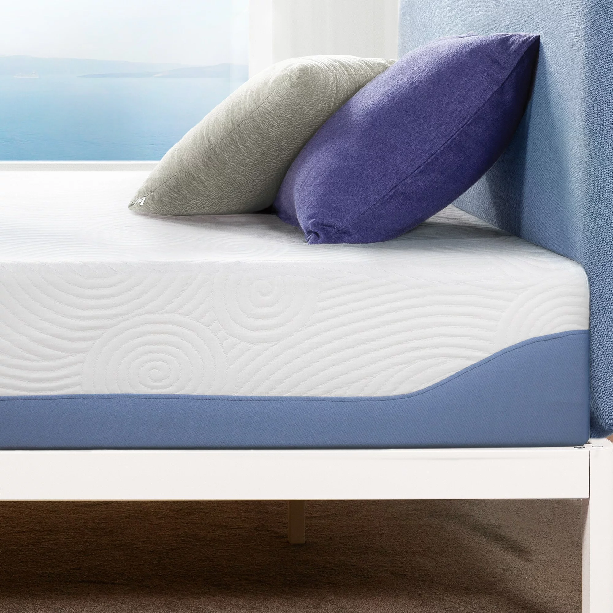 Crown Comfort 12 inch Gel Memory Foam Mattress with Premium Cover Twin