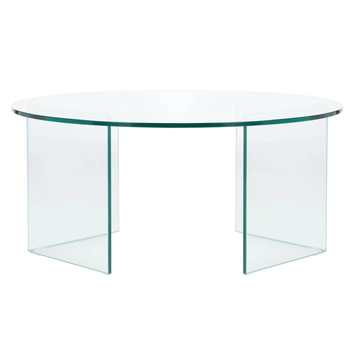 SAFAVIEH Bexon Tempered Glass Coffee Table Clear COF7301A-2BX