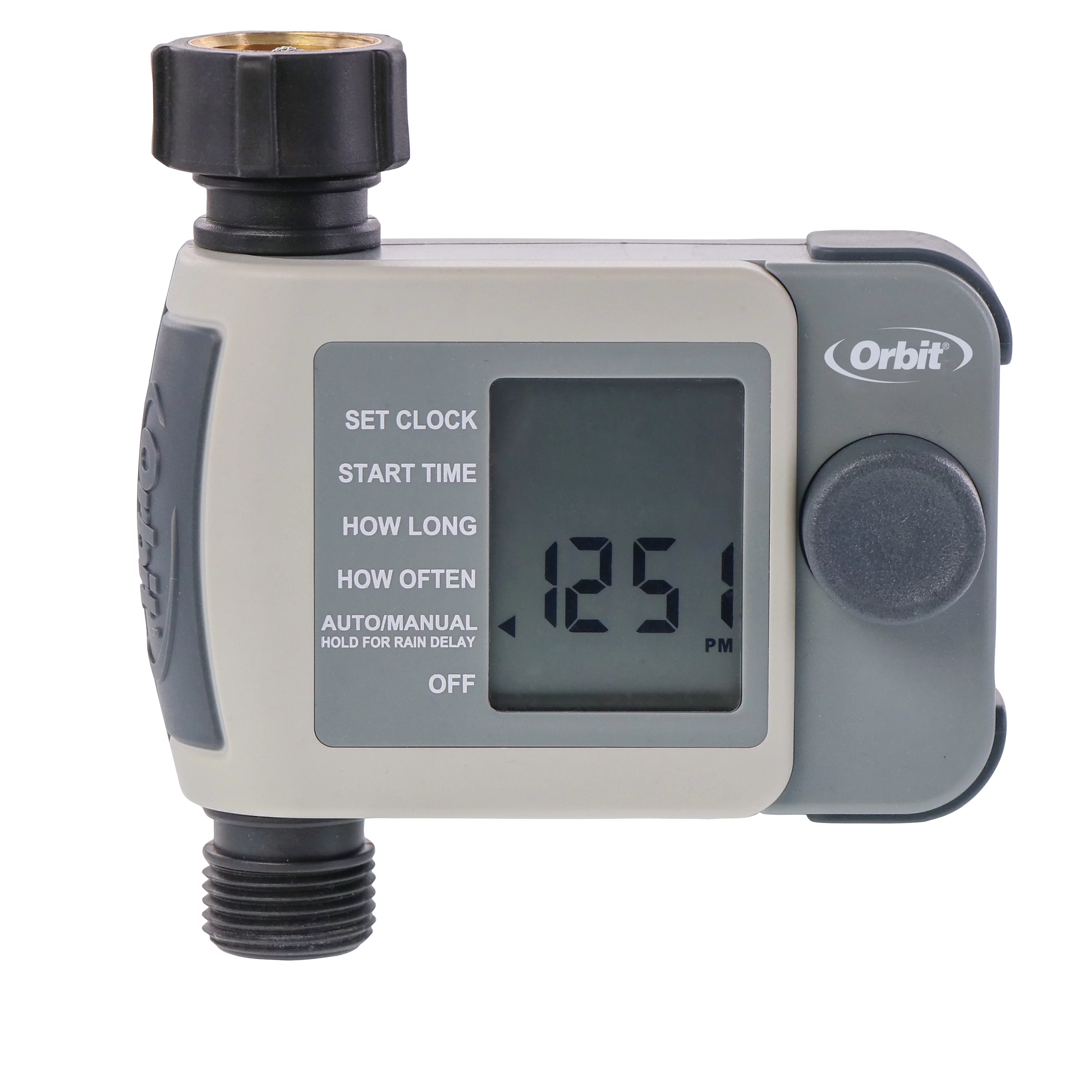 Orbit  1-Outlet Programmable Hose Faucet Timer with Large LCD Display Screen