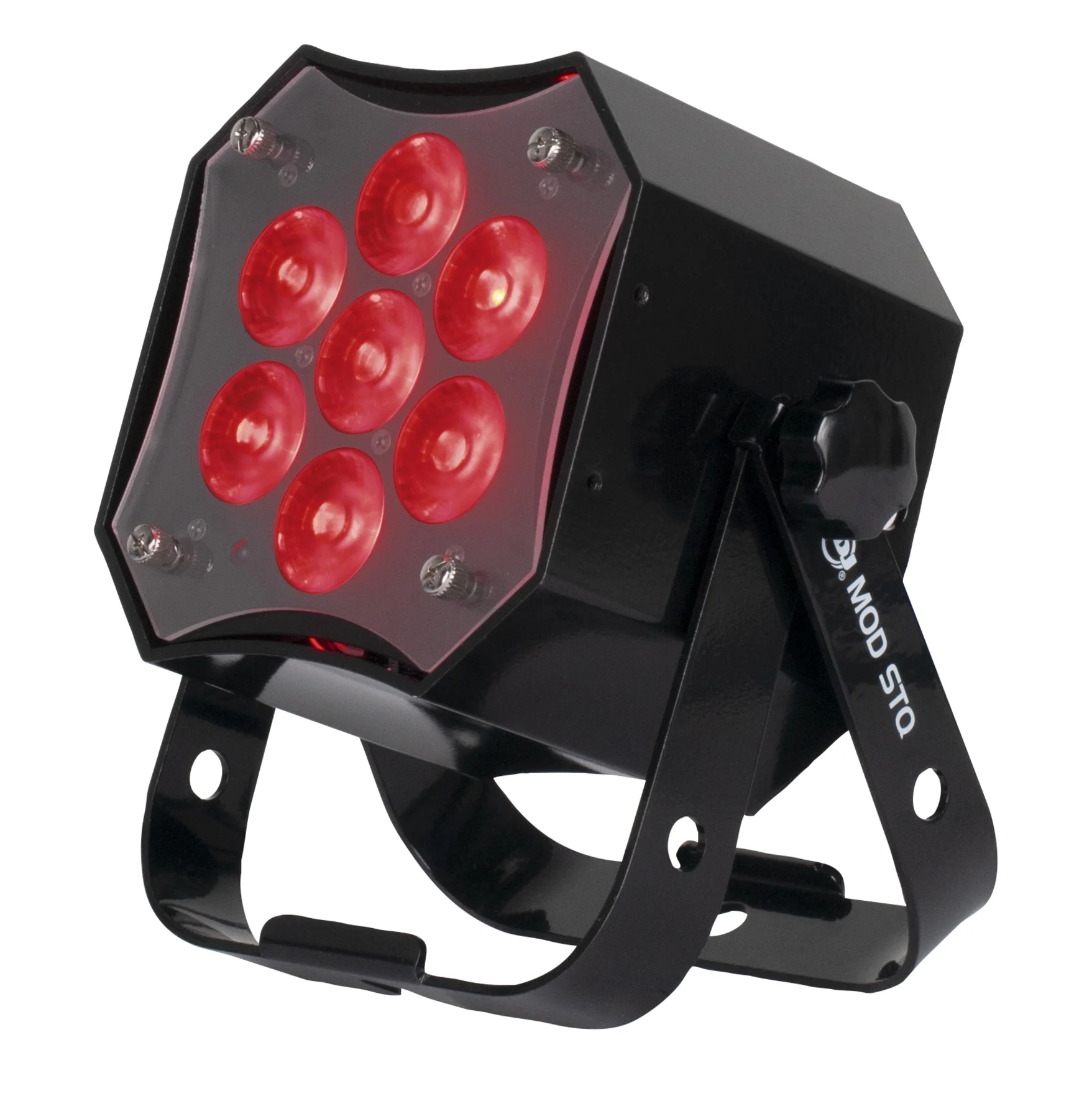 10) American DJ MOD STQ Compact DMX Par Lights w/Remote+Facade+Hazer+Fogger+Bags