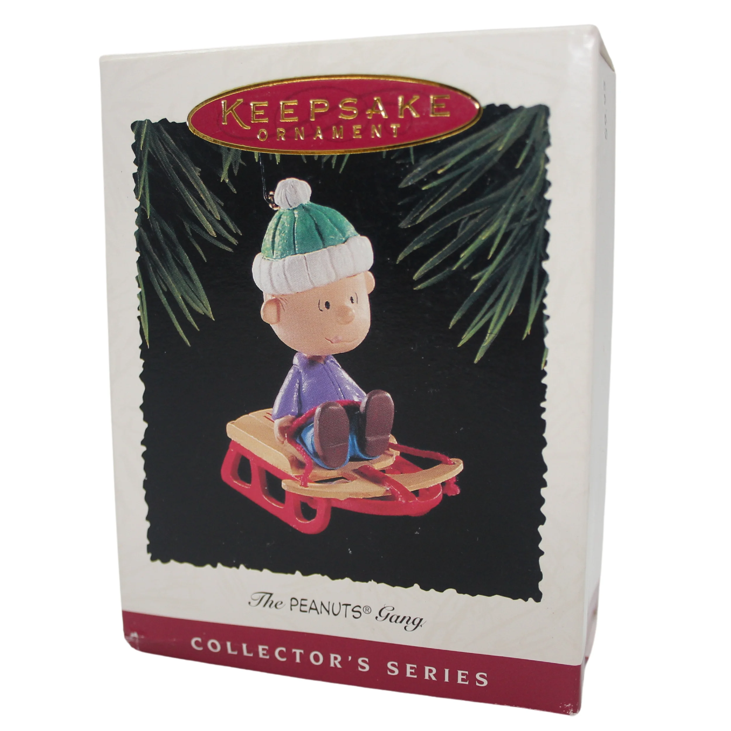 Hallmark Ornament The Peanuts Gang Collector Series, Linus on Sled